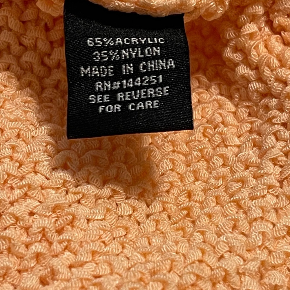 NWT Moon & Madison Oversized Peach Loose Knit Sweater - Picture 13 of 15